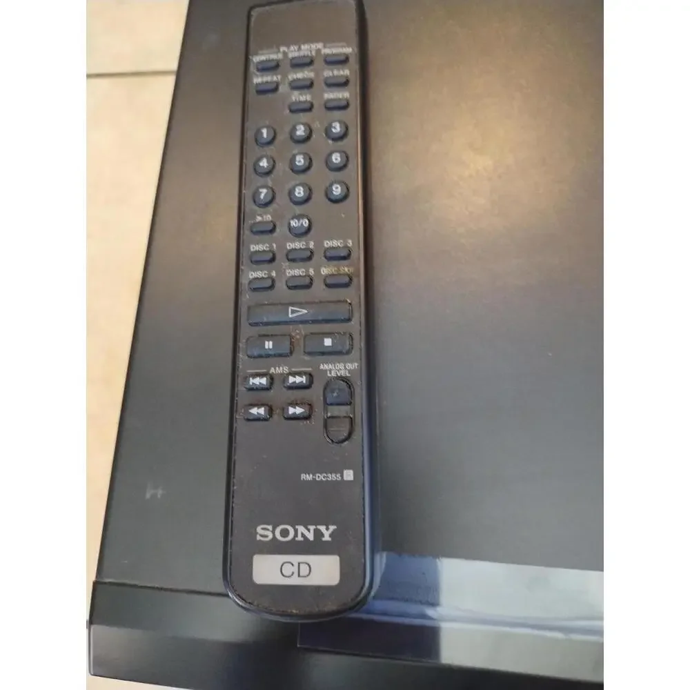 Sony CDP-CE375 5-Disc CD Changer Player No Remote